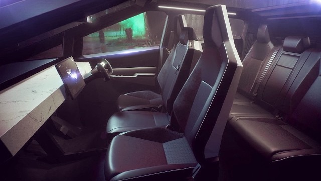 2024 Tesla Cybertruck interior 1