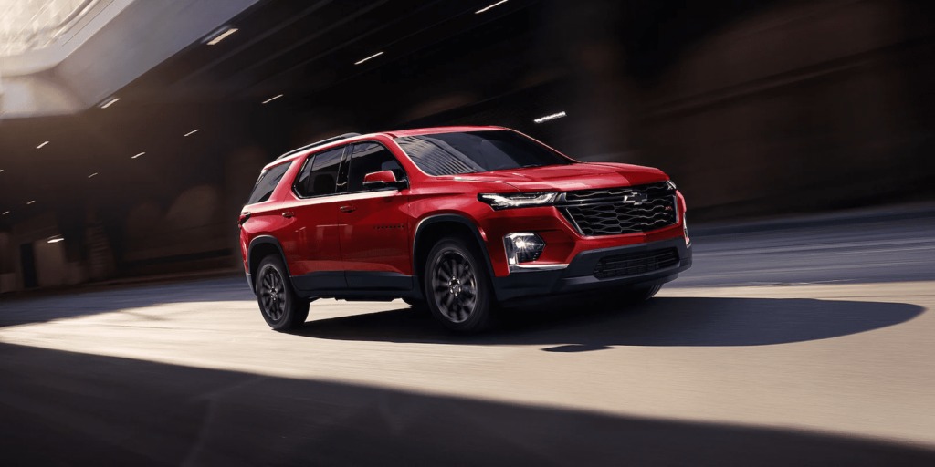 2023 Chevy Traverse Exterior Red