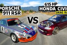 Speed Comparison: Honda Civic vs. Porsche 911