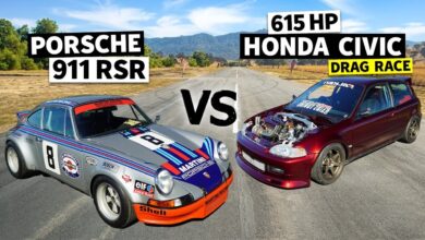 Speed Comparison: Honda Civic vs. Porsche 911