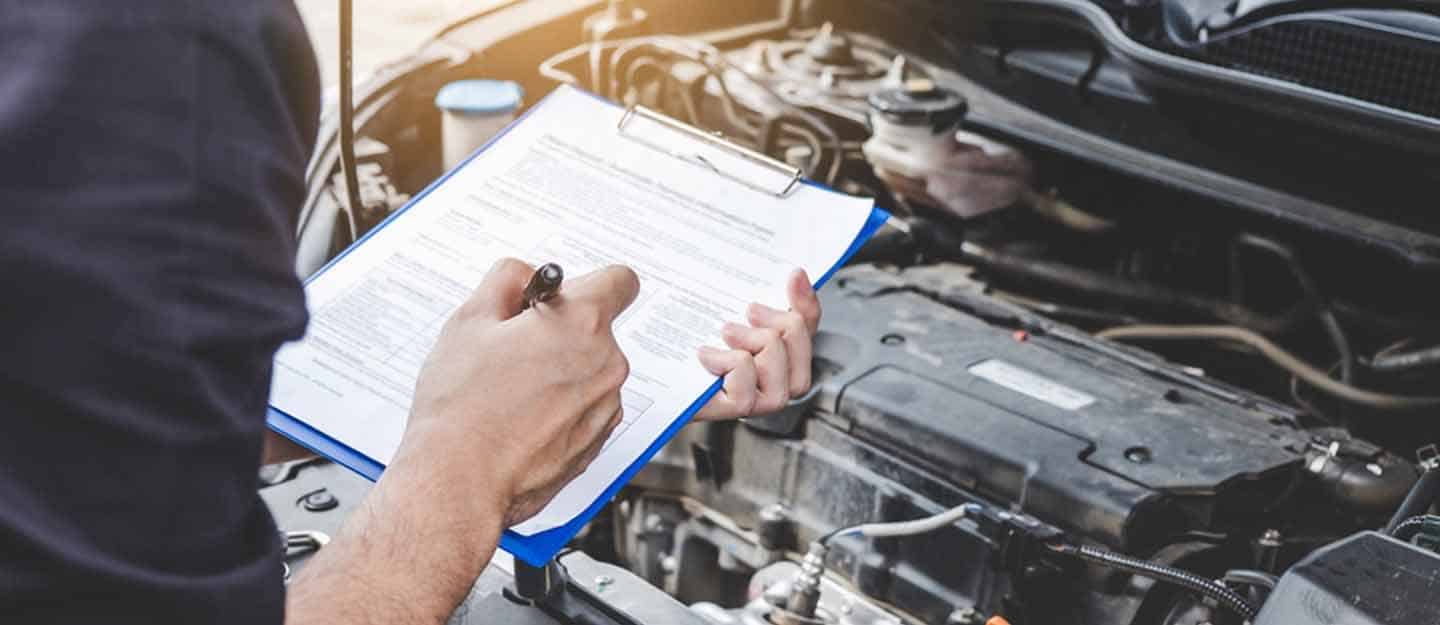 car maintenance checklist Cover